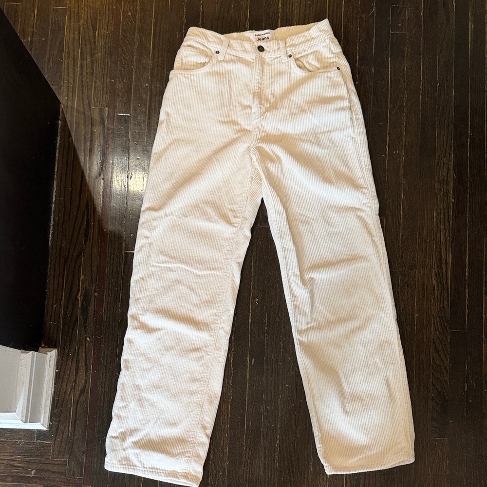 Reformation Val 90s Mid Rise Straight Corduroy Pants - Picture 8 of 8